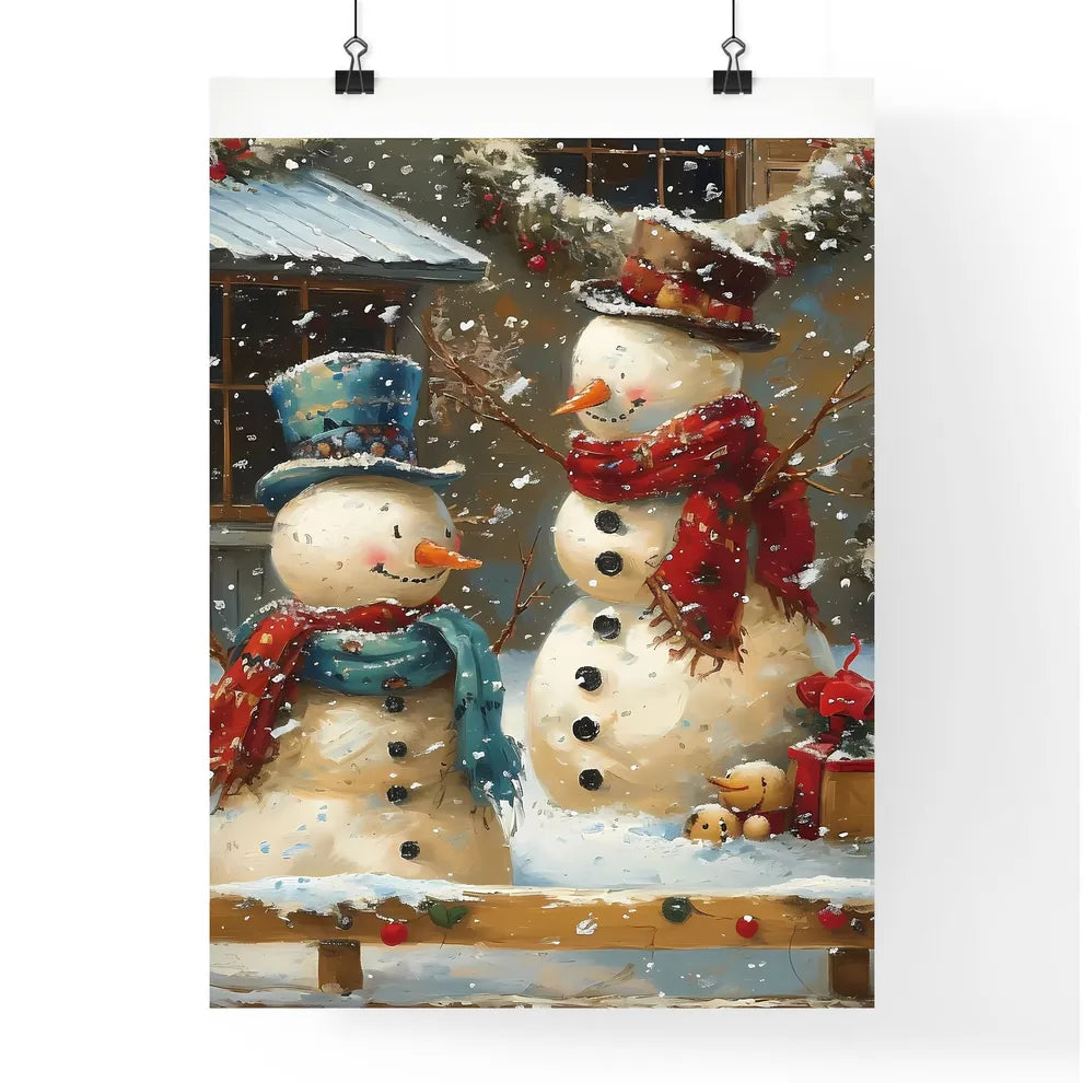 A Poster of a picture of an art print showin Poster