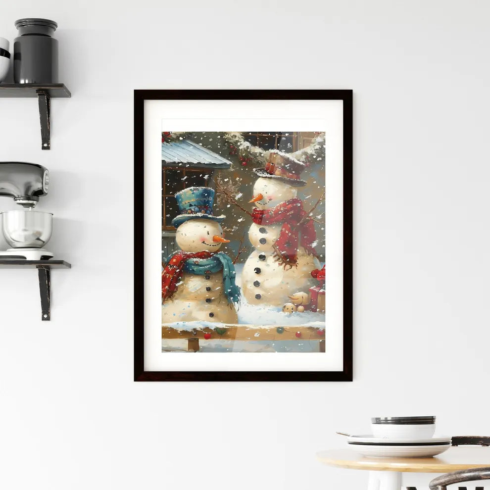 A Poster of a picture of an art print showin Framed Print