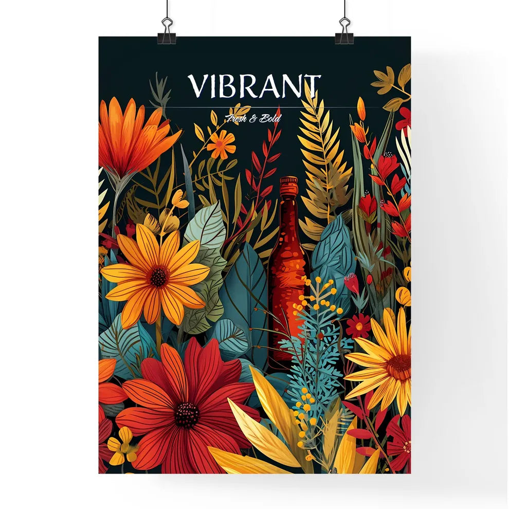 A Poster of boho drawing houseplants - A Col Poster