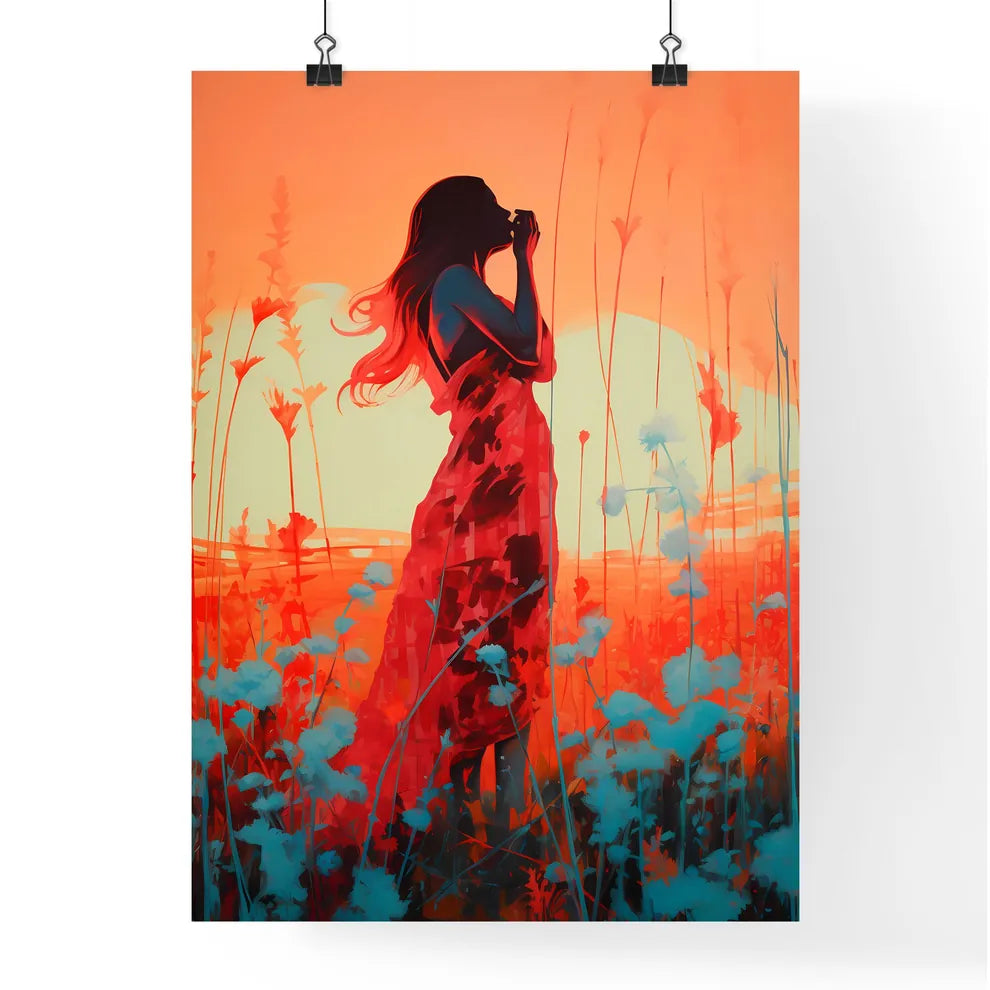 A Poster of inverted infrared - A Woman In A Poster