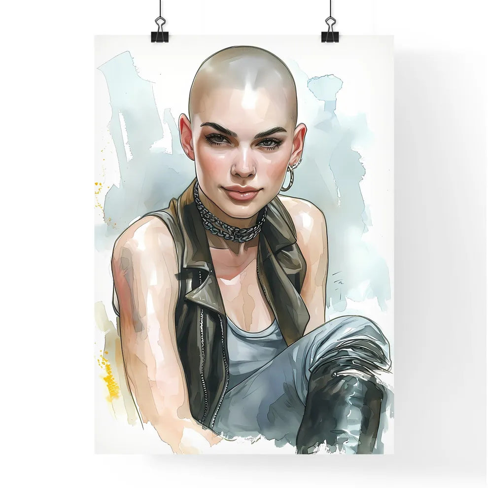 A Poster of beautiful female rockablilly - A Poster