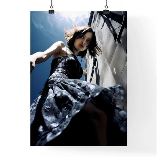 A Poster of A girl in a light dress - A Woma Poster