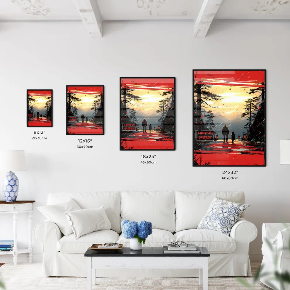 A Poster of the words congratulations dad on - Kitchen Hangings