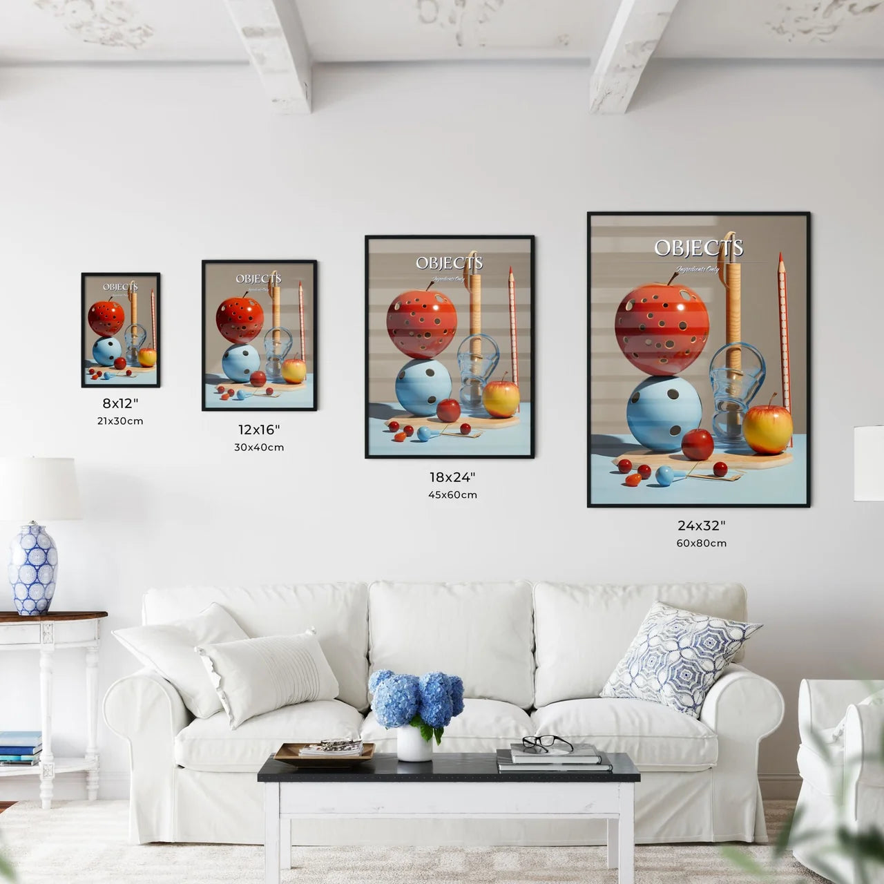 A Poster of A group of objects - A Group Of  - Kitchen Hangings