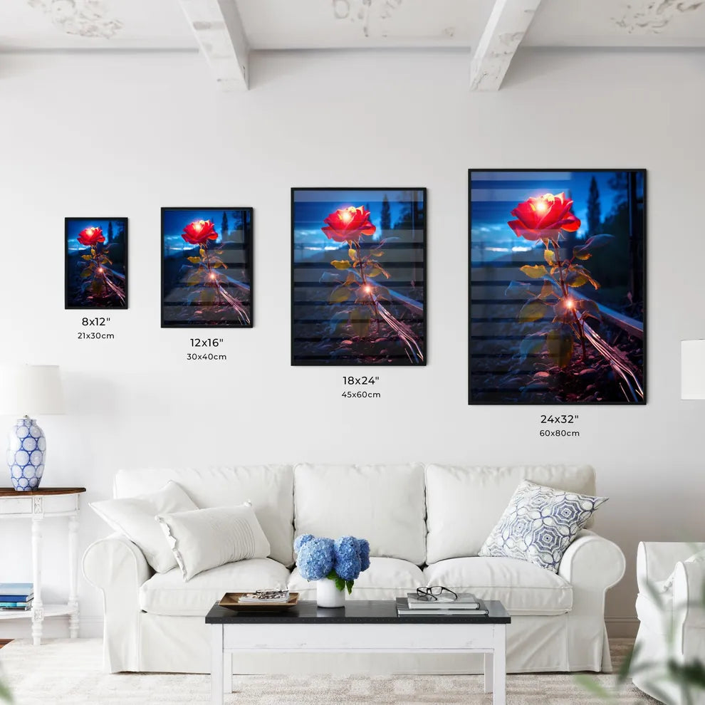 A Poster of In a quiet valley - A Rose Growi - Kitchen Hangings