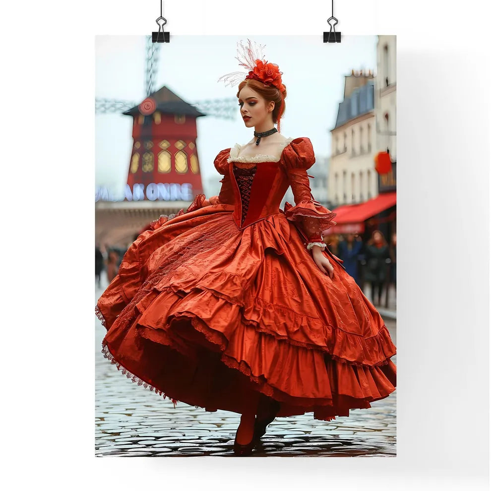 A Poster of moulin rouge advertising - A Wom Poster