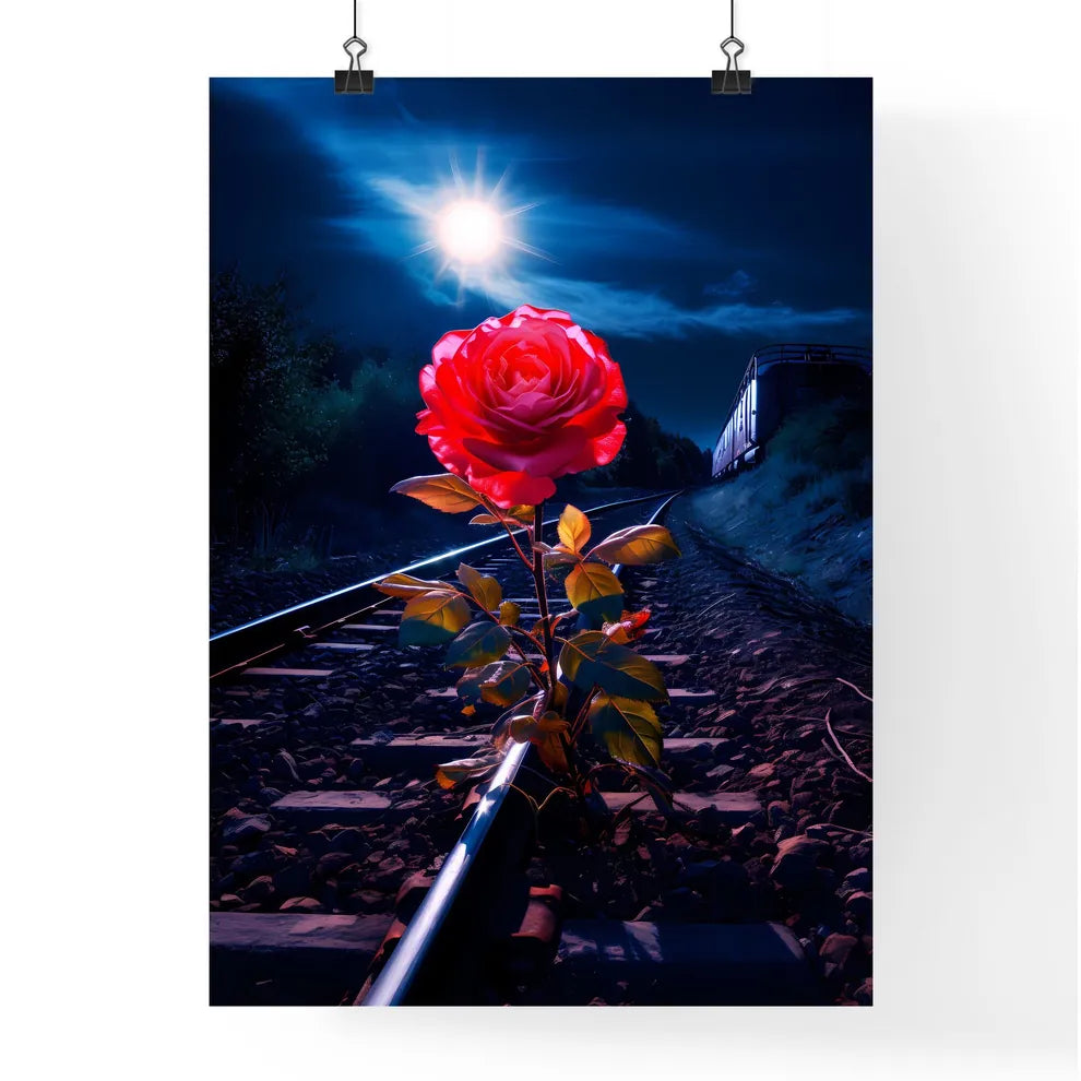 A Poster of In a quiet valley - A Rose Growi Poster