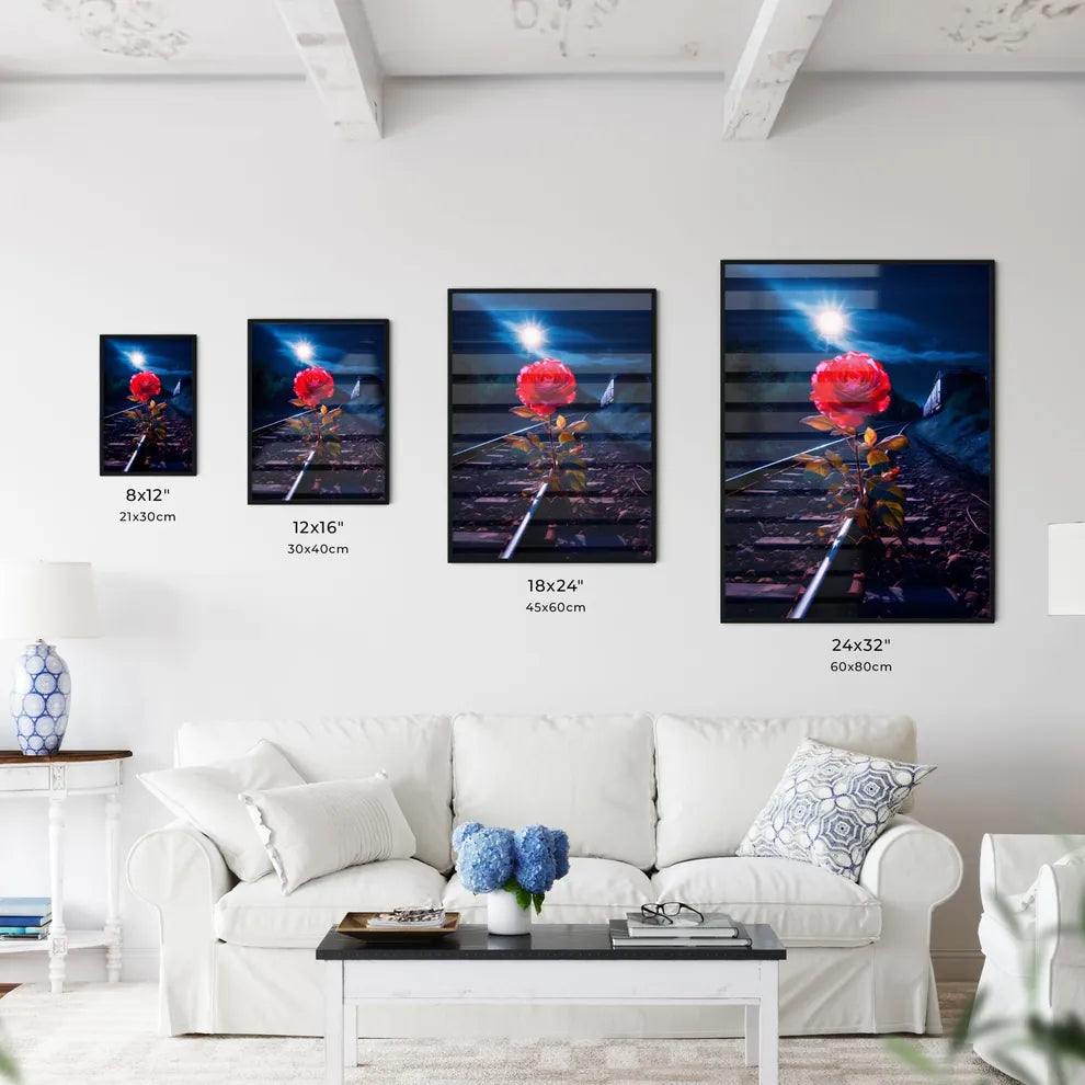 A Poster of In a quiet valley - A Rose Growi - Kitchen Hangings