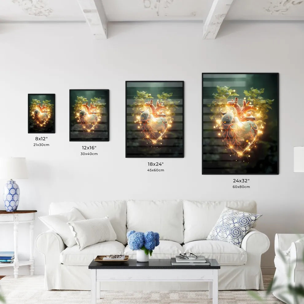 A Poster of Hope in the heart  Size Chart