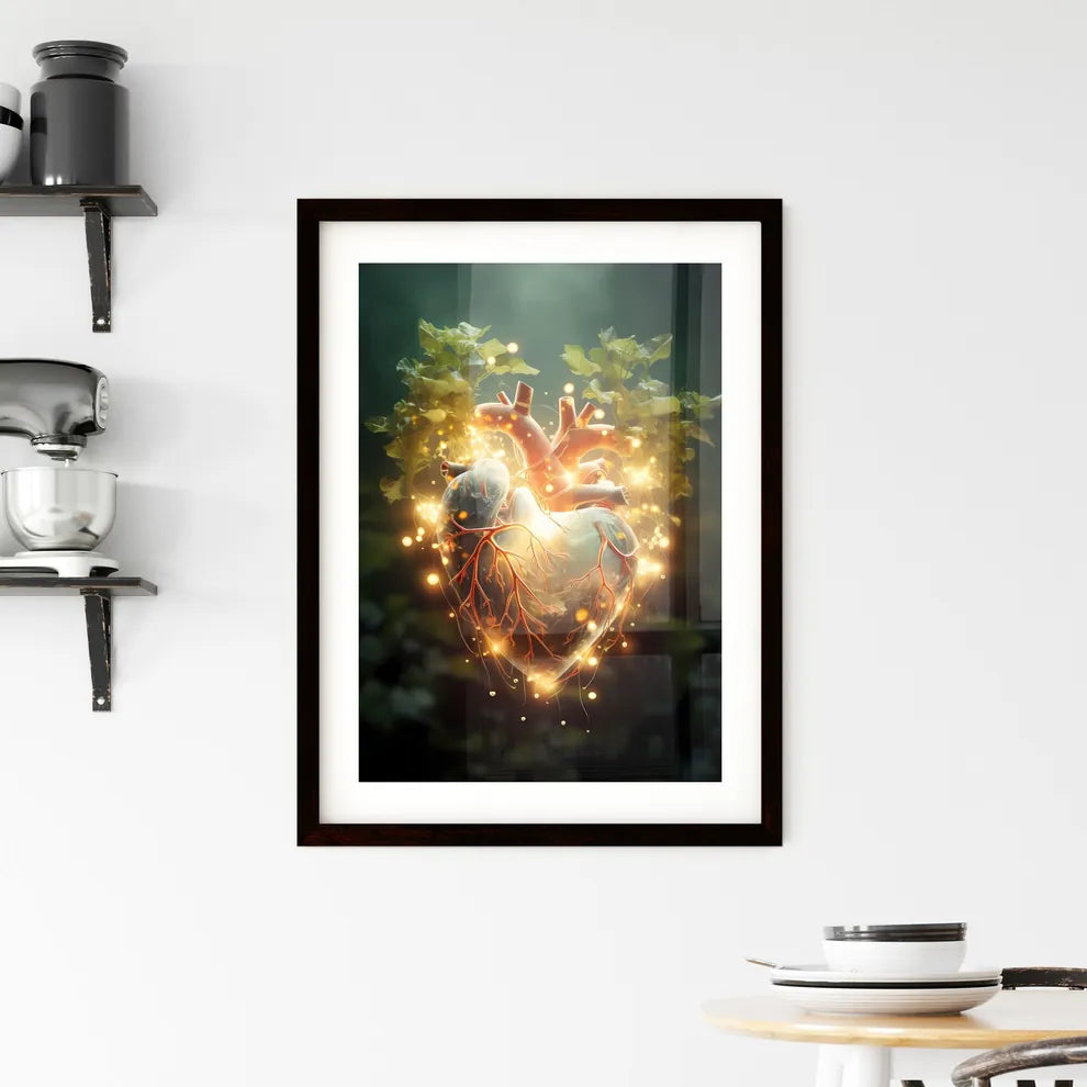 A Poster of Hope in the heart  Framed Print