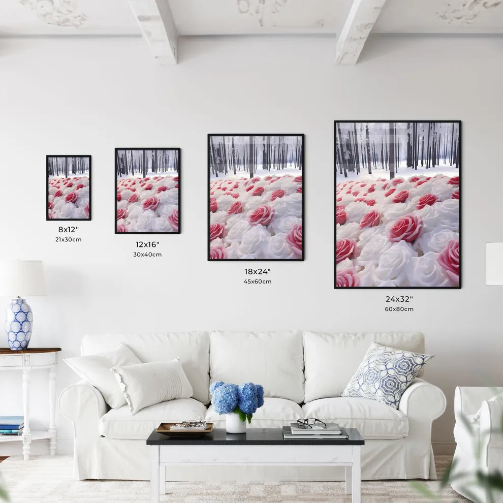 A Poster of photos of 1000 roses after heavy - Kitchen Hangings