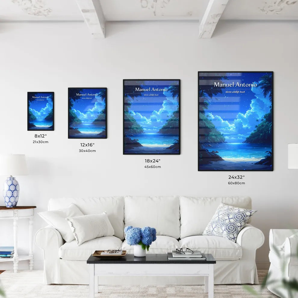 Manuel Antonio Beach - Art print of a blue s - Kitchen Hangings