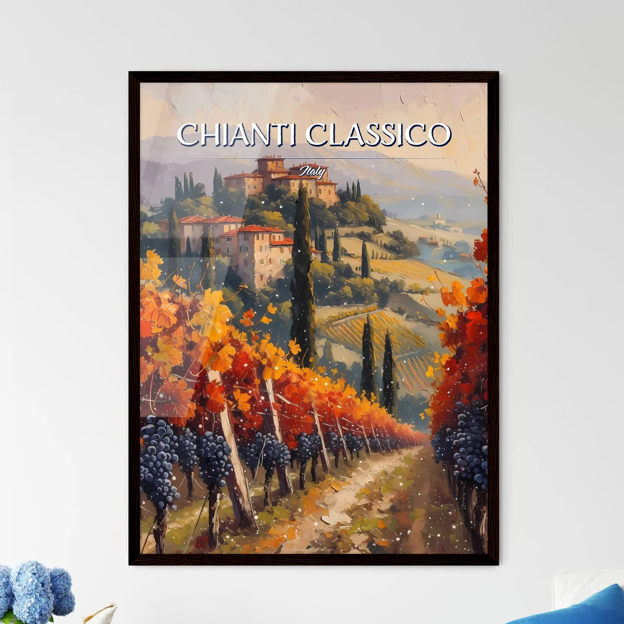 Chianti Classico - Framed Art Print