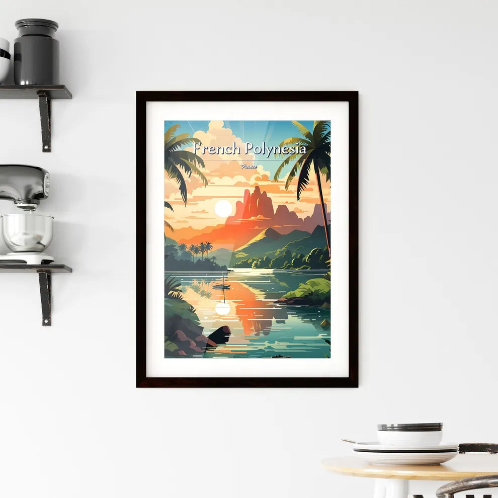 French Polynesia Framed Print