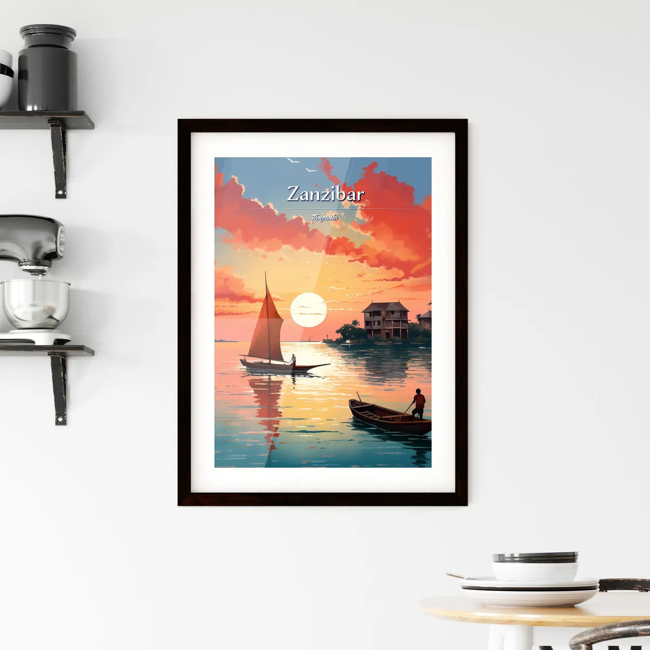Zanzibar Framed Print