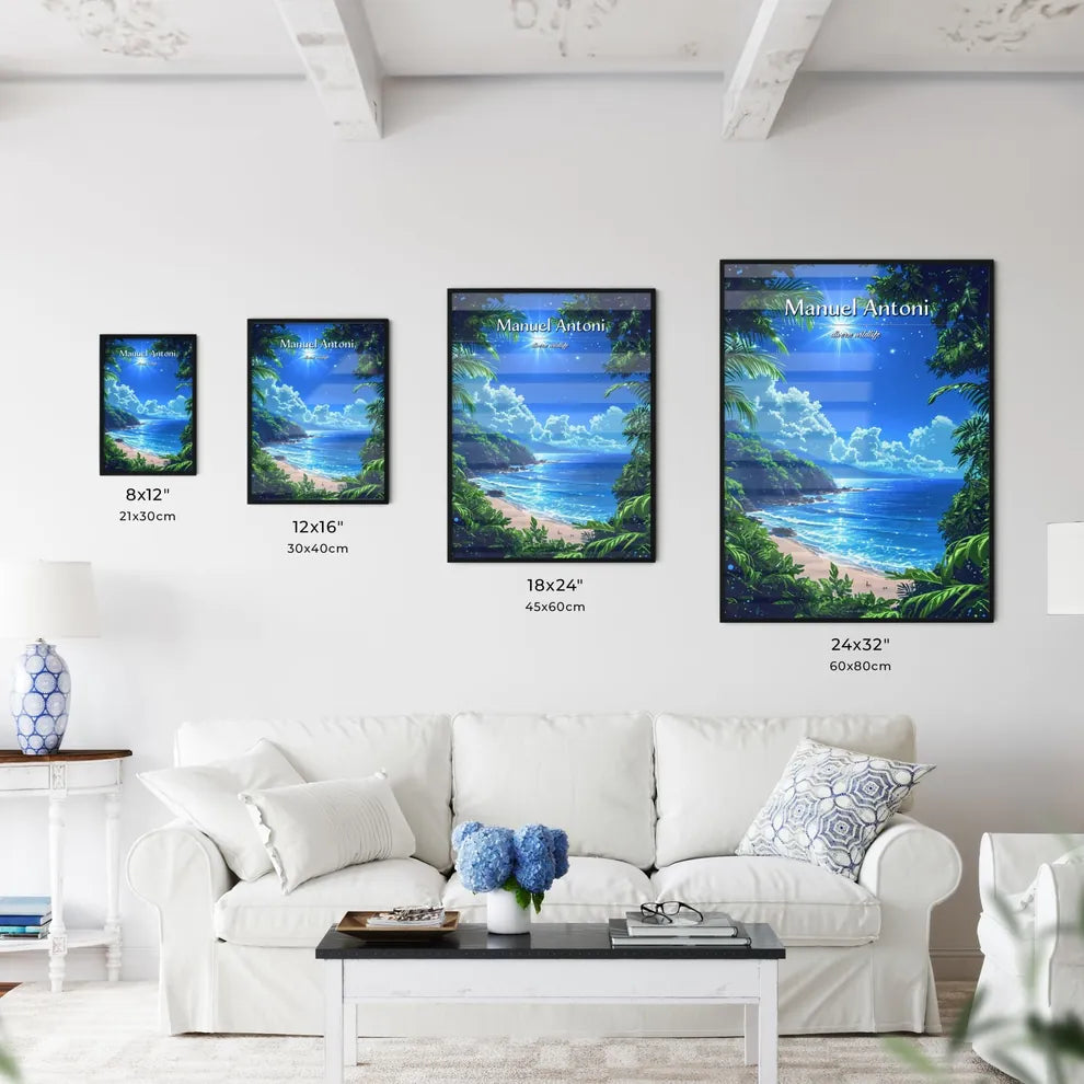 Manuel Antonio Beach - Art print of a beach  - Kitchen Hangings