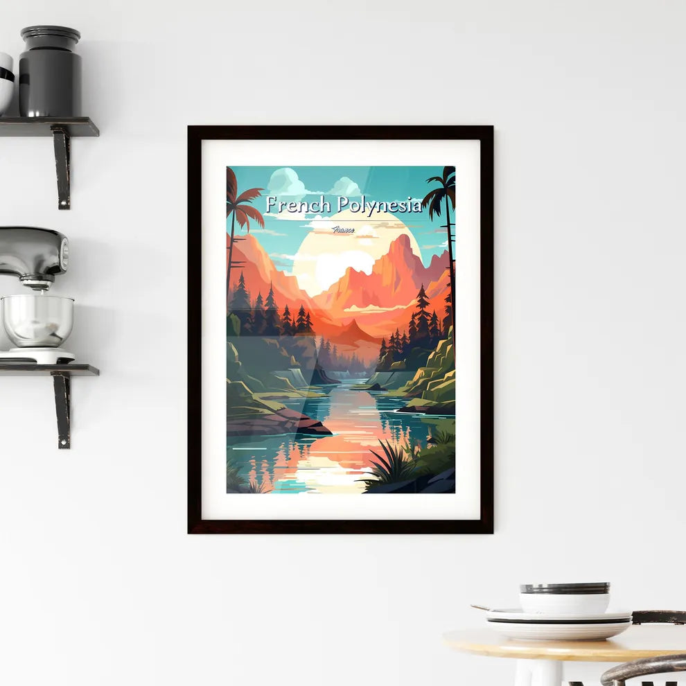 French Polynesia Framed Print