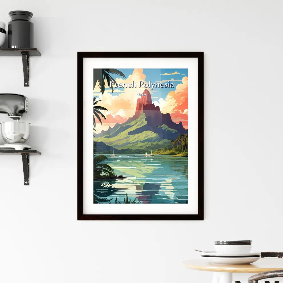 French Polynesia Framed Print