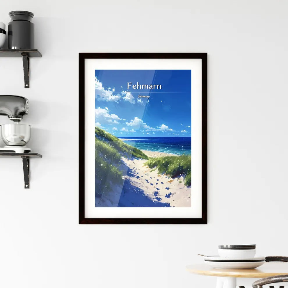 Fehmarn Südstrand Framed Print