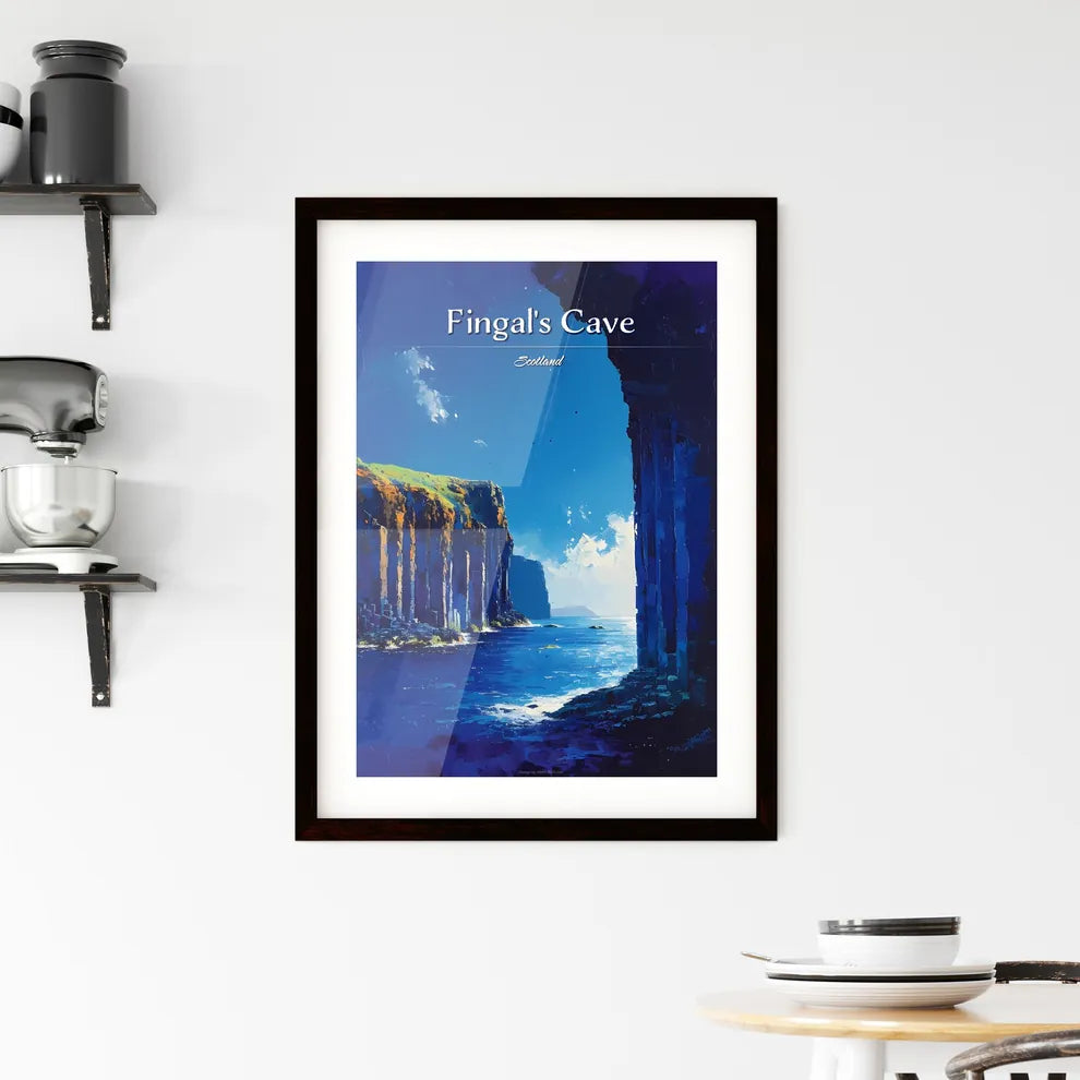Fingal's Cave Framed Print