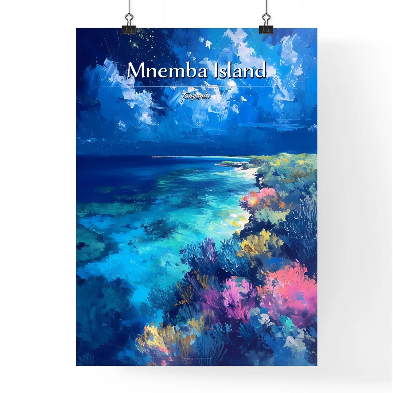 Mnemba Island Poster