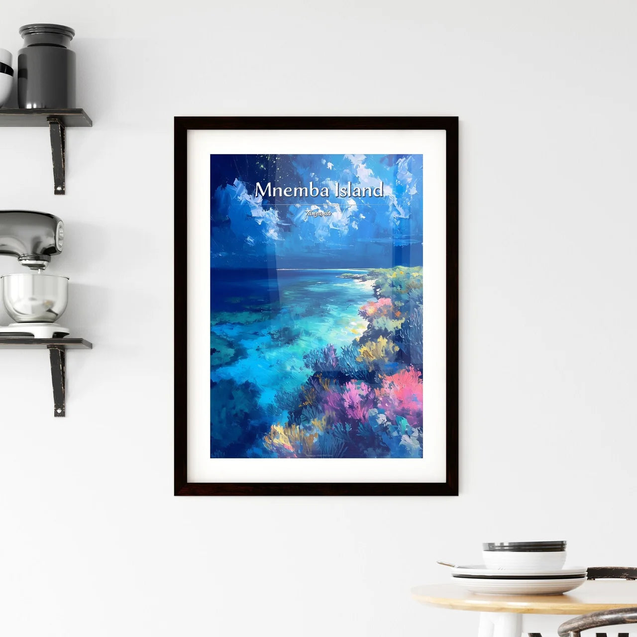 Mnemba Island Framed Print