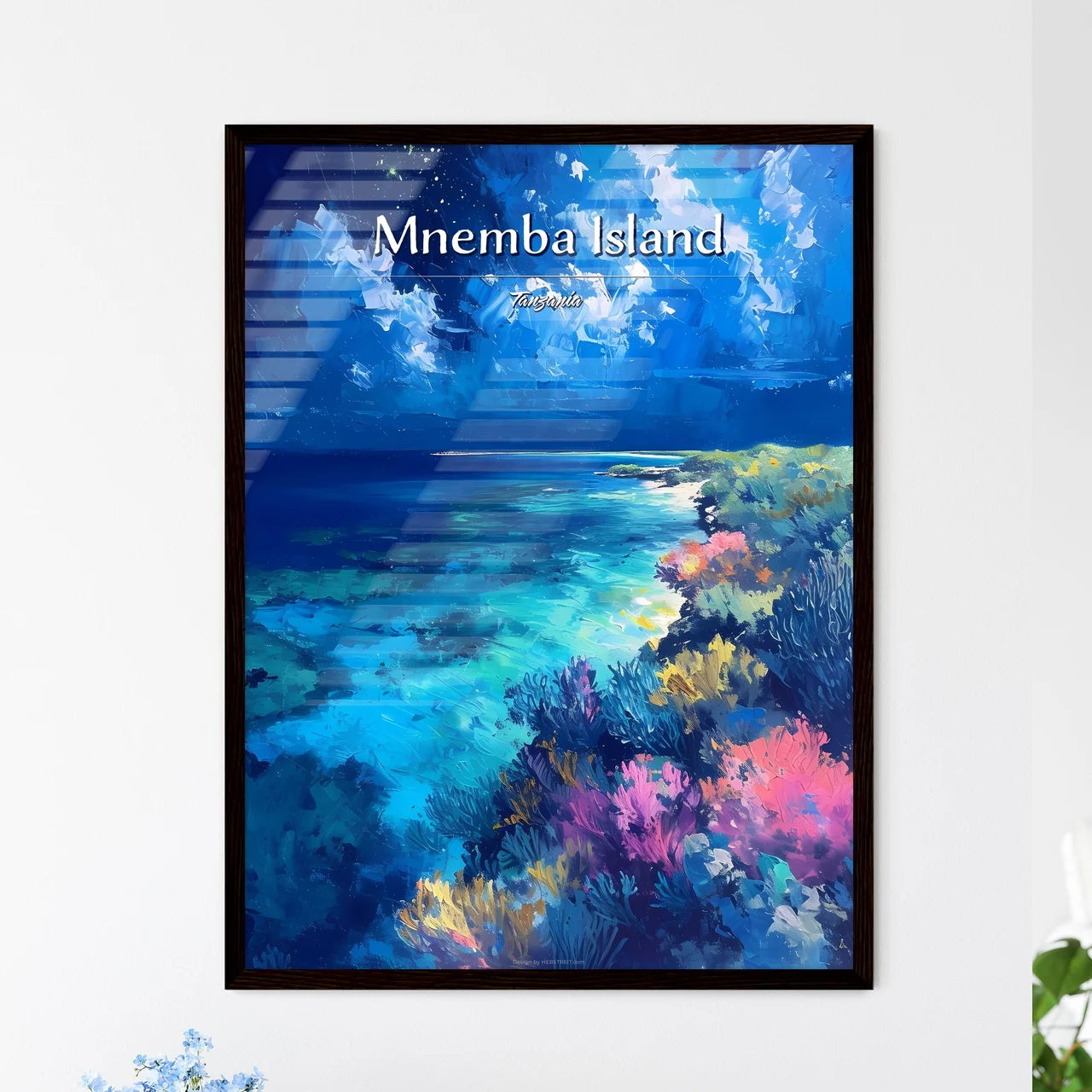 Mnemba Island - Framed Art Print