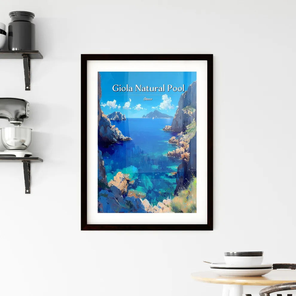 Giola Natural Pool Framed Print