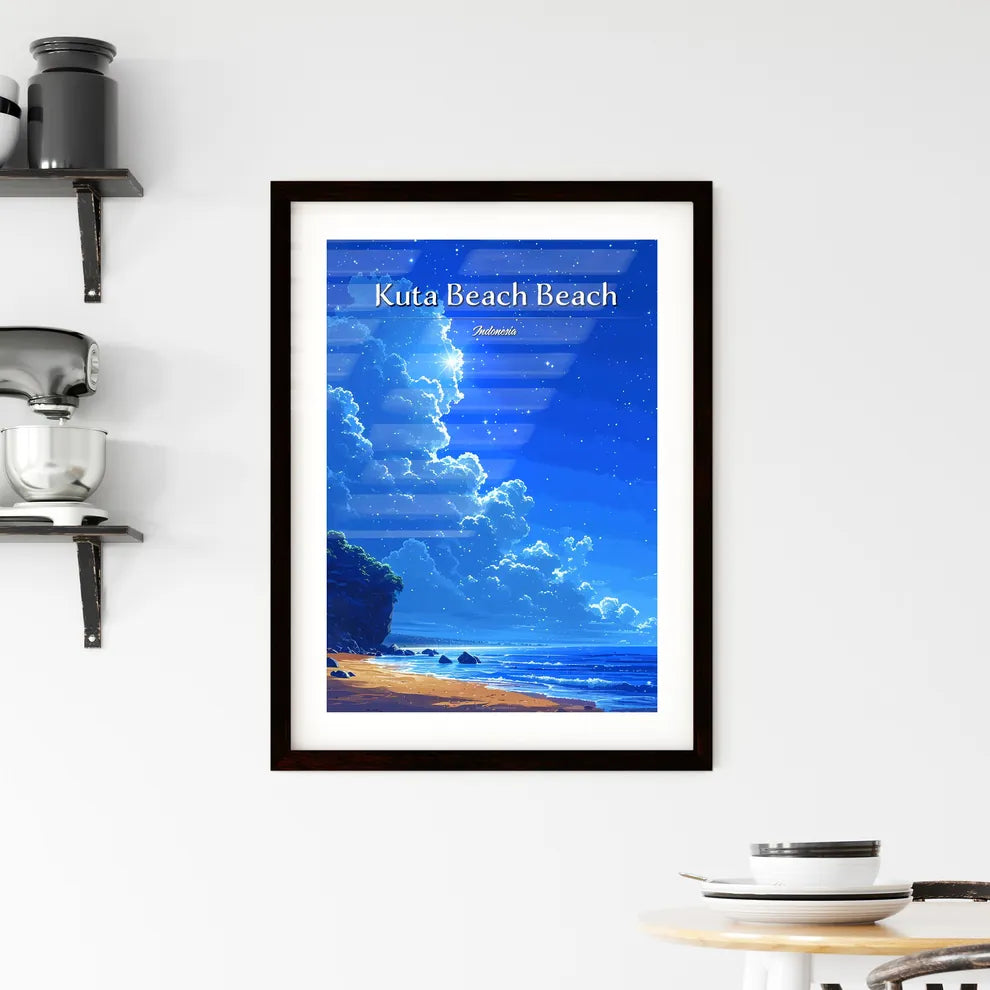 Kuta Beach Beach Framed Print