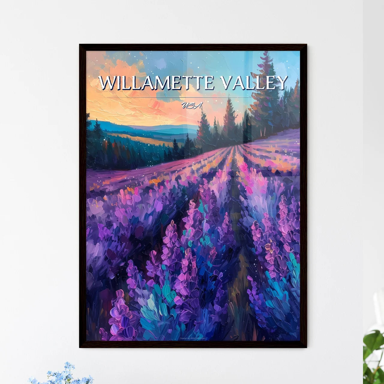 Willamette Valley - Framed Art Print
