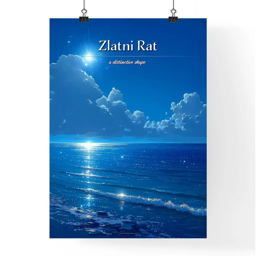 Zlatni Rat (Golden Horn Beach) - Art print o Poster