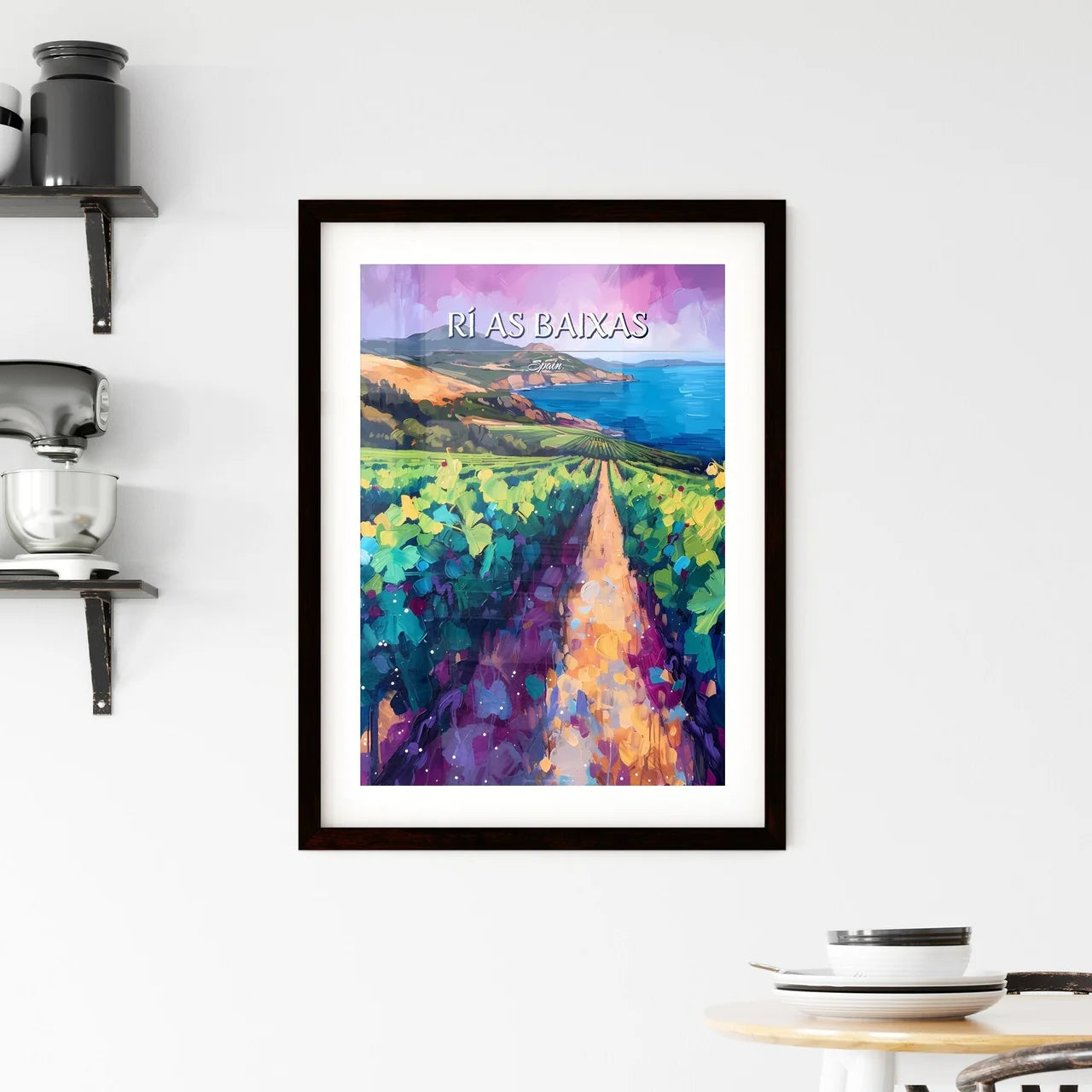 Rí­as Baixas Framed Print