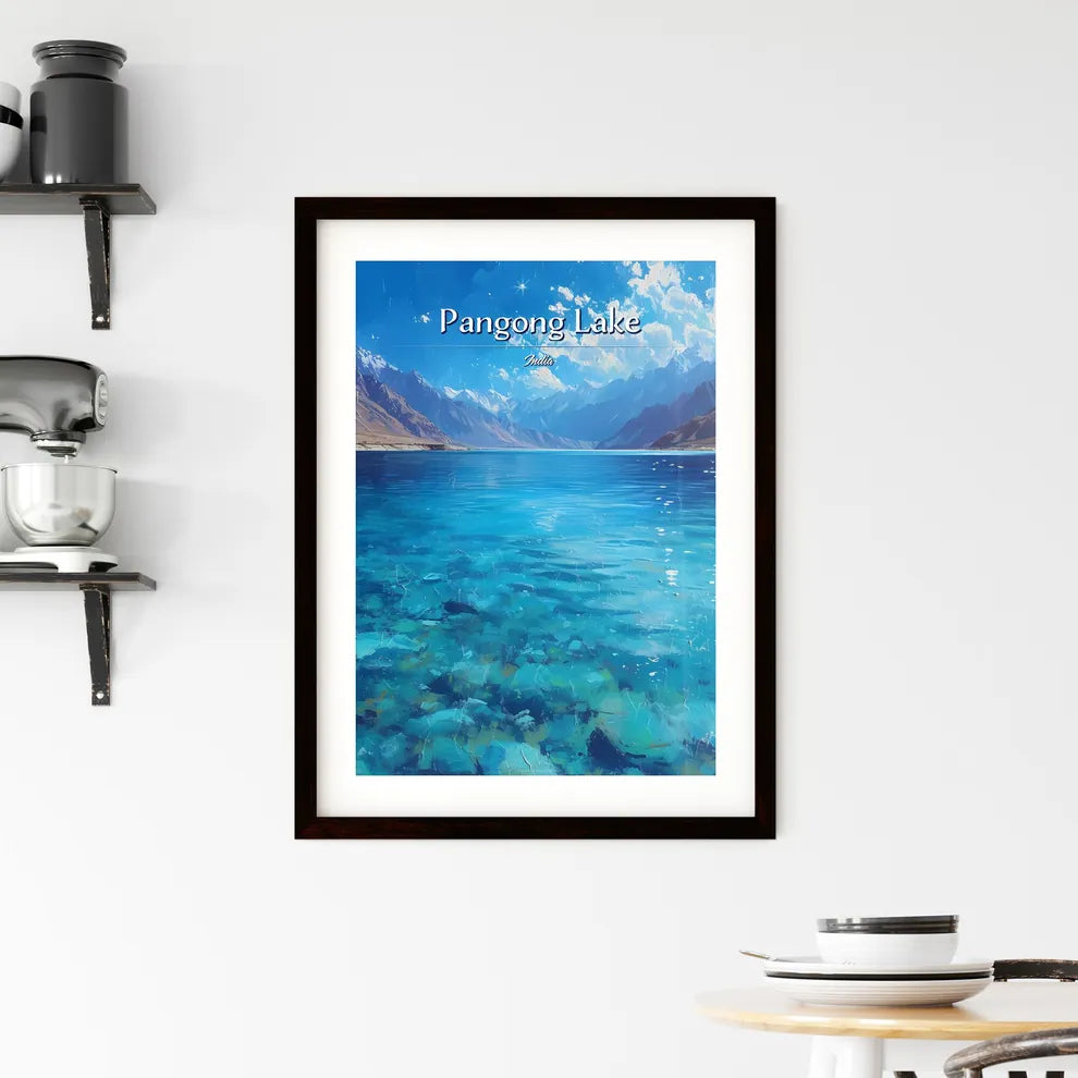 Pangong Lake Framed Print