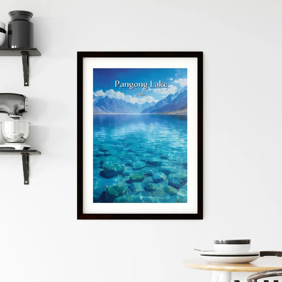 Pangong Lake Framed Print
