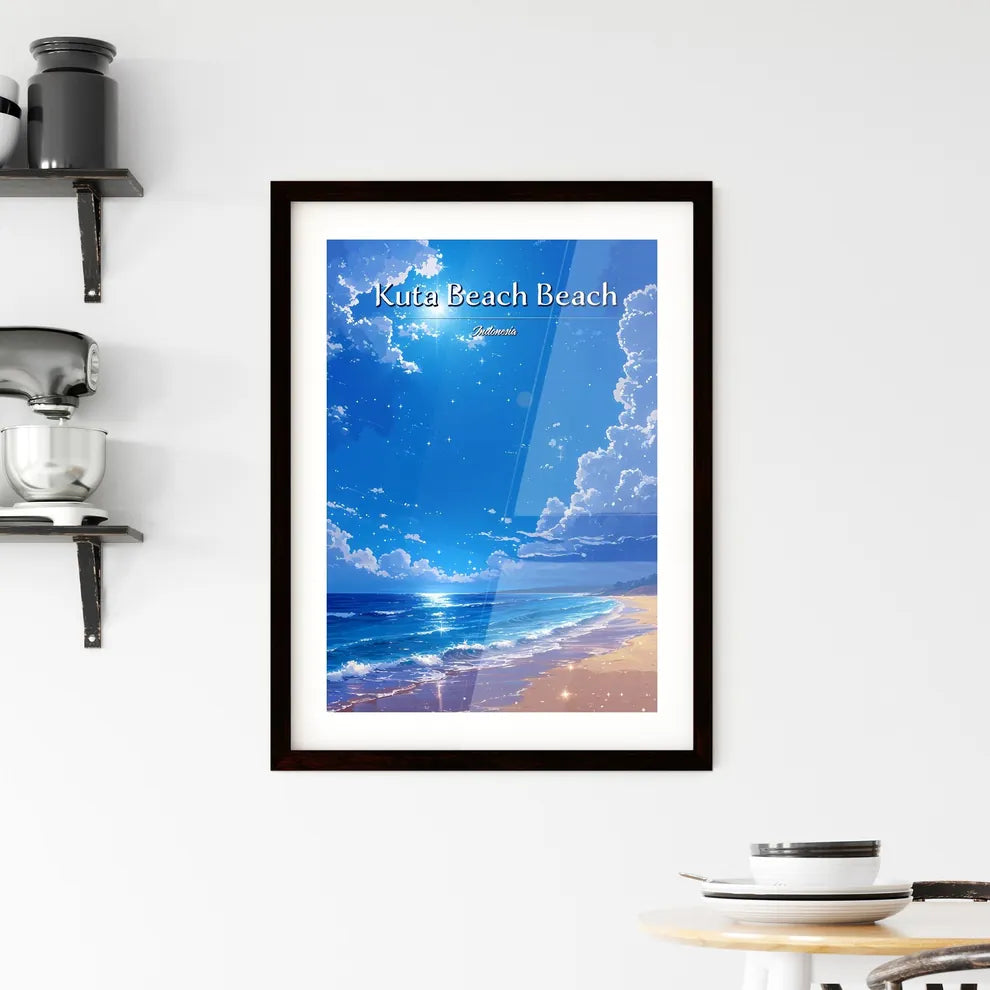 Kuta Beach Beach Framed Print