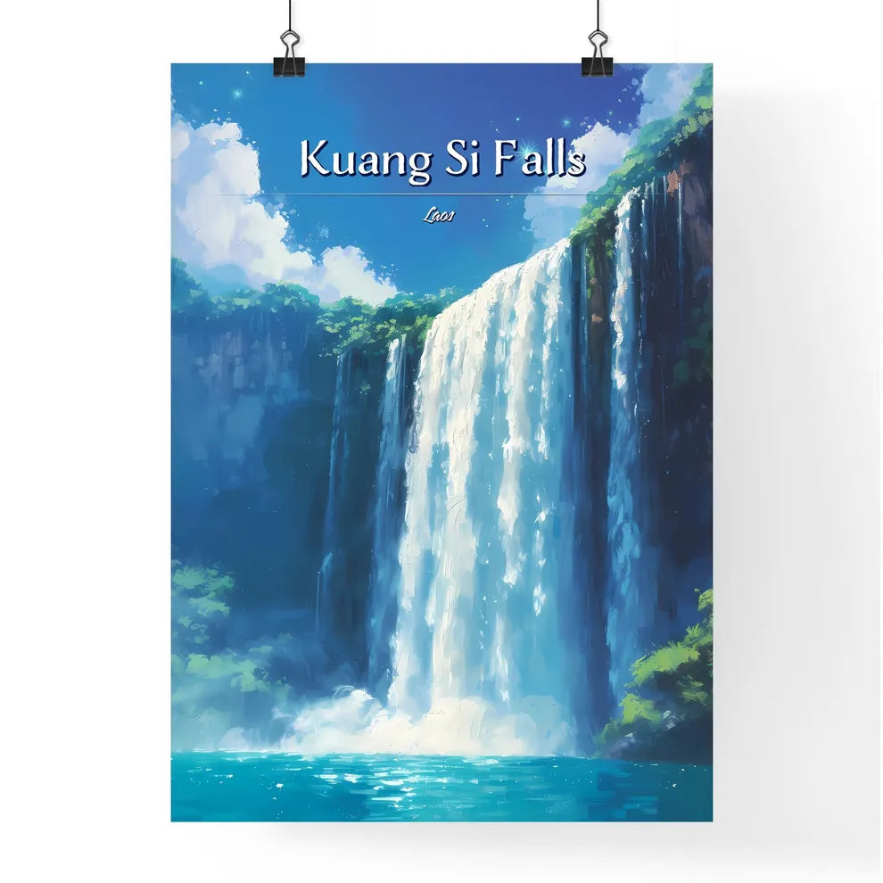 Kuang Si Falls Poster