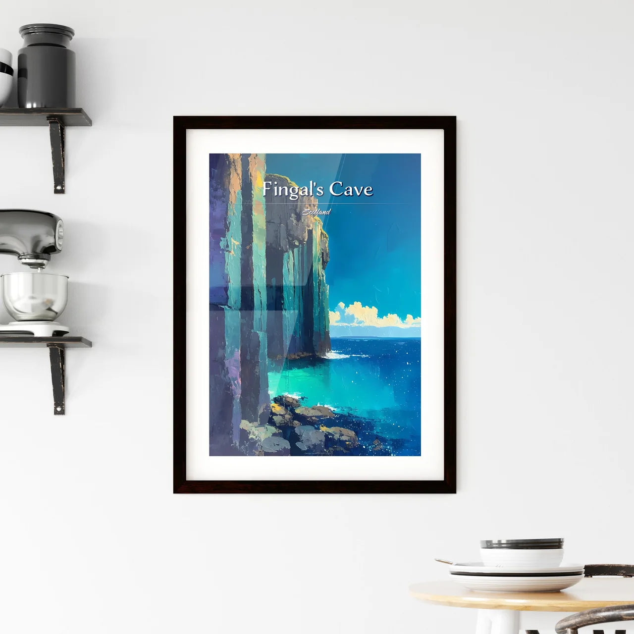 Fingal's Cave Framed Print