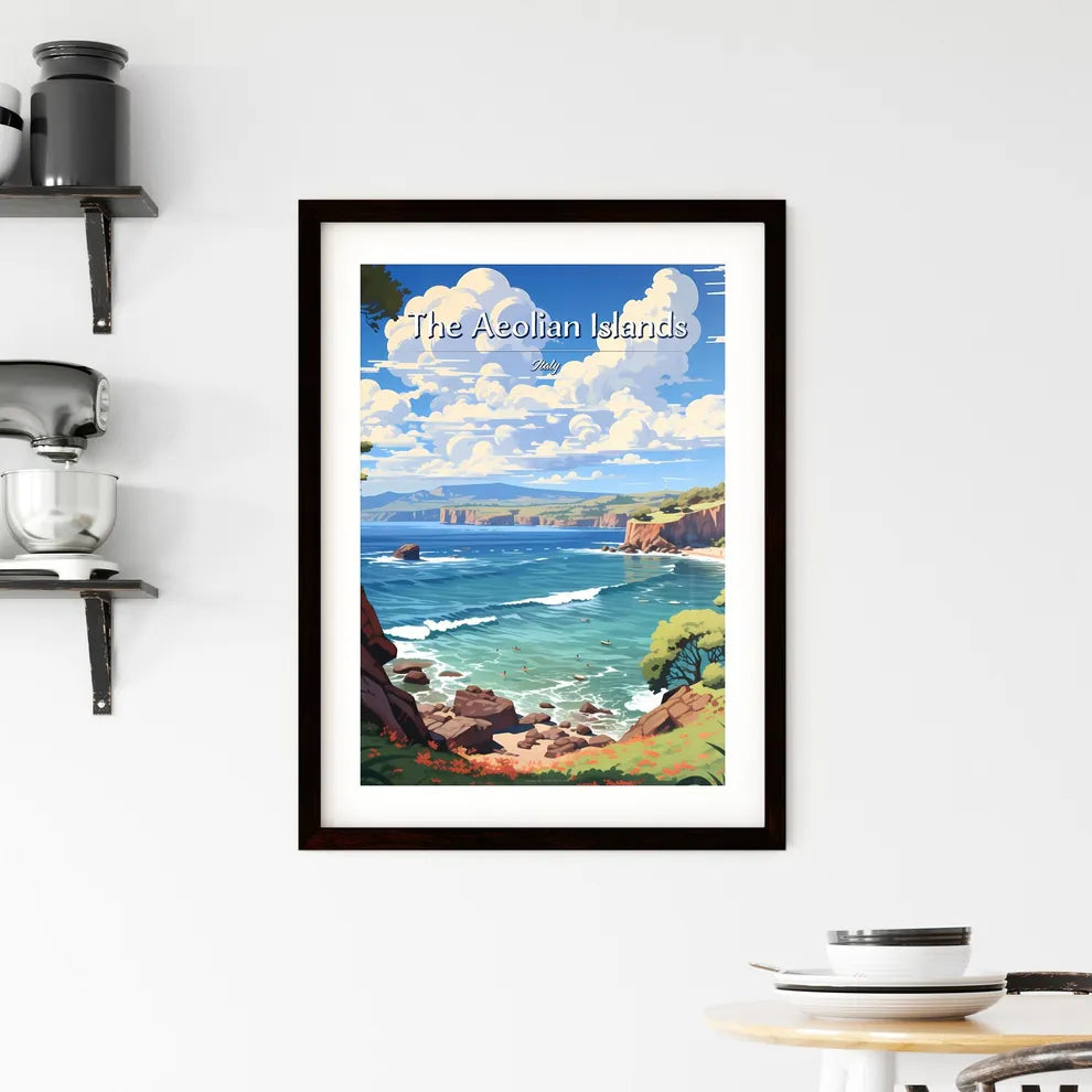 The Aeolian Islands Framed Print