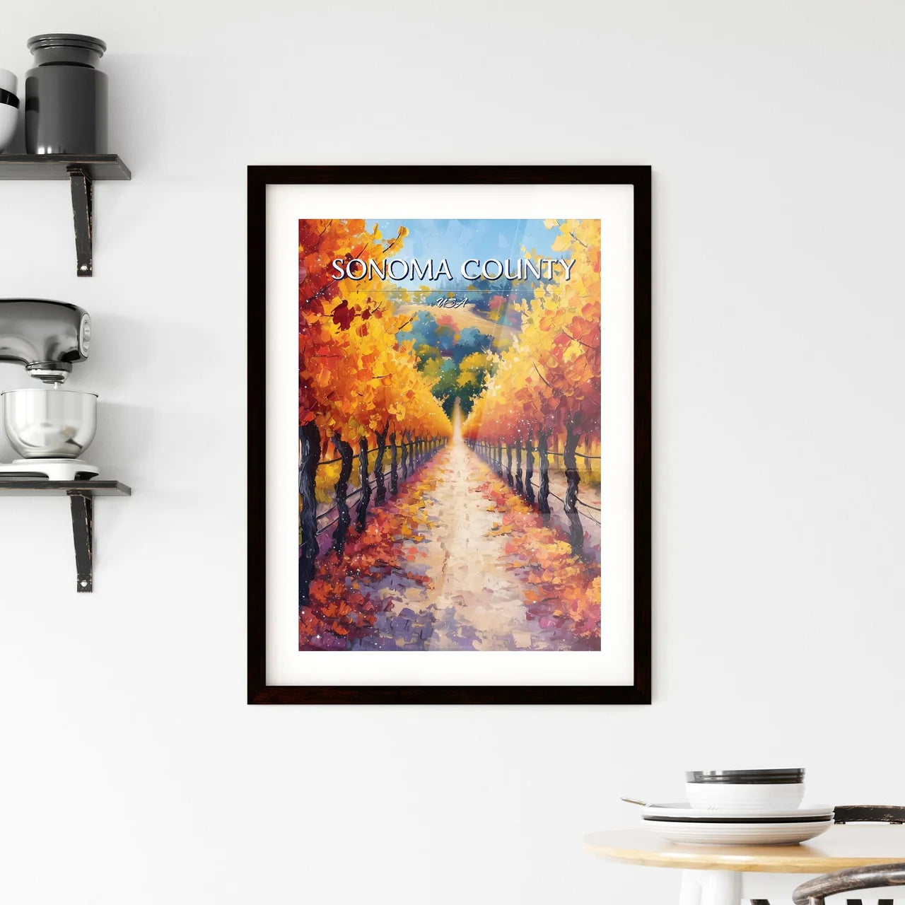 Sonoma County Framed Print