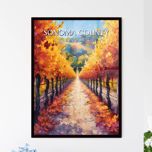 Sonoma County - Framed Art Print