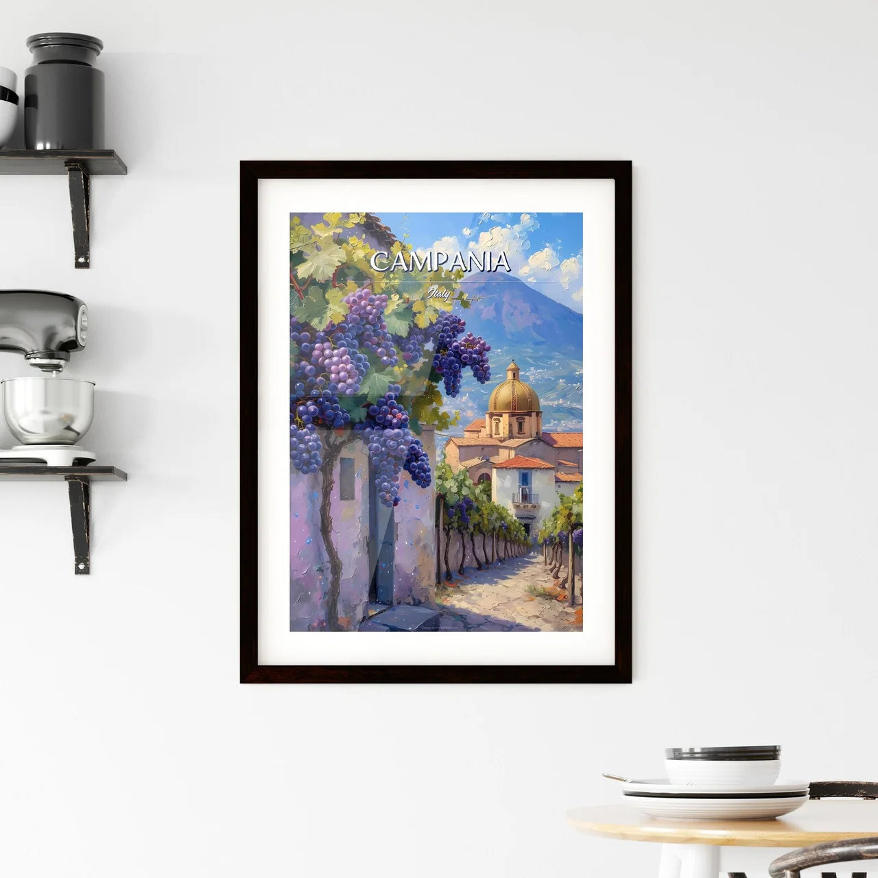 Campania Framed Print