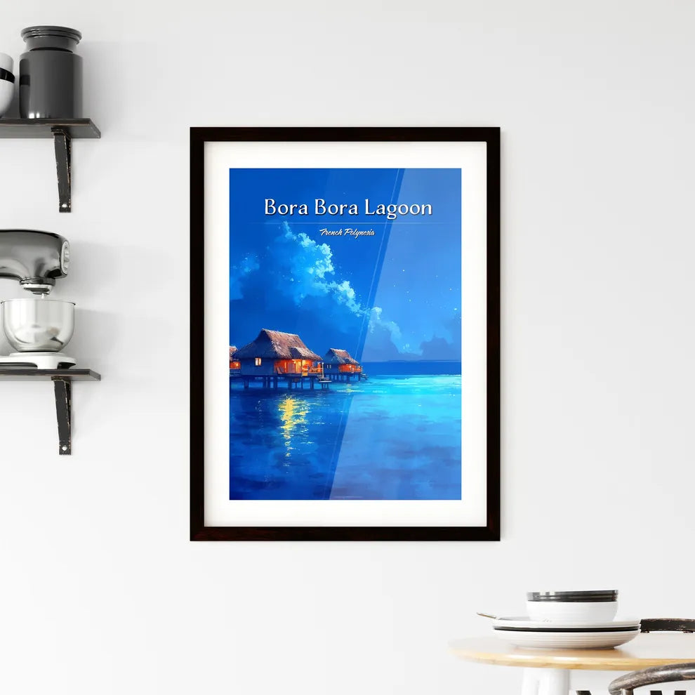 Bora Bora Lagoon Framed Print