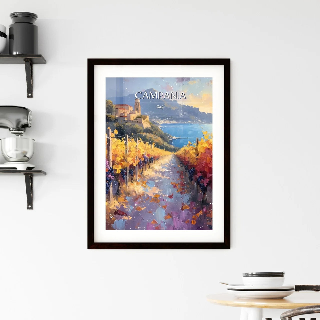Campania Framed Print