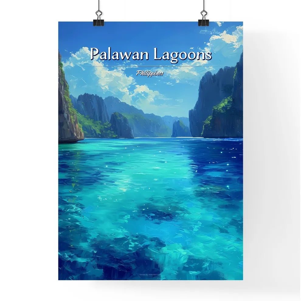 Palawan Lagoons Poster