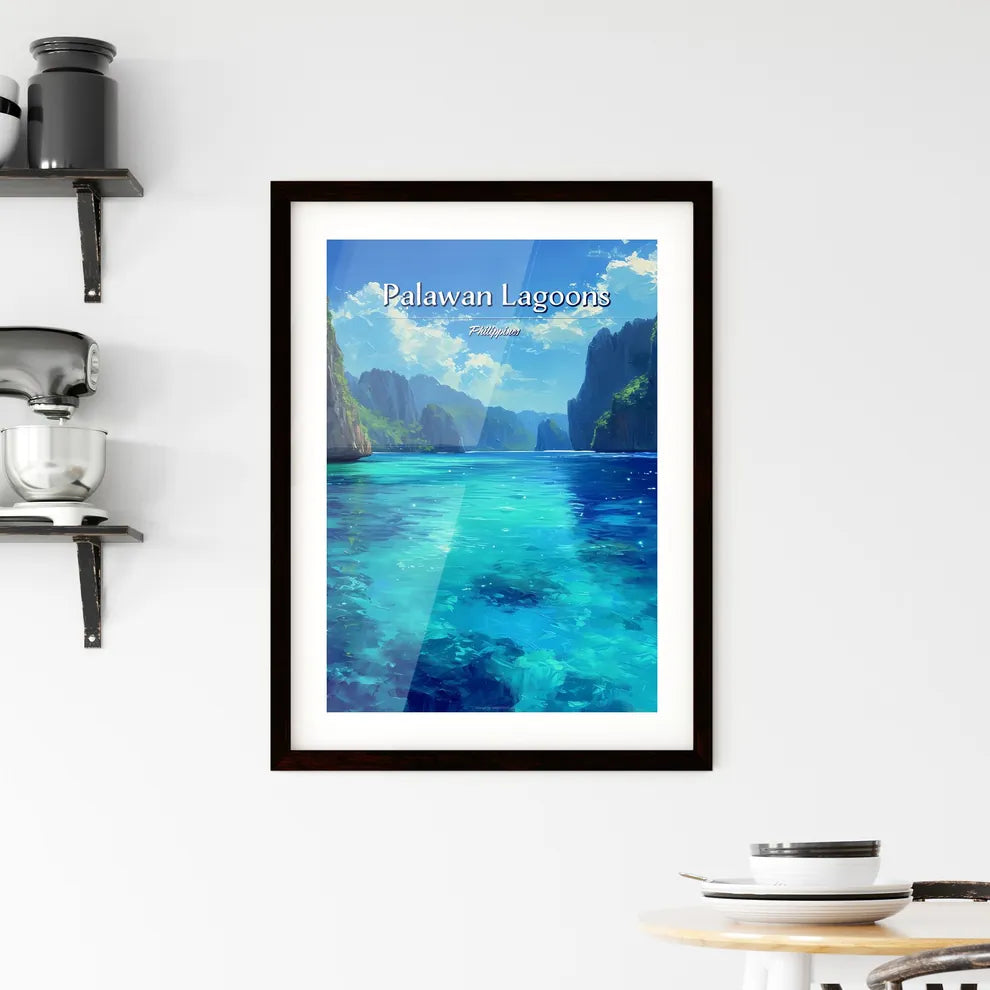 Palawan Lagoons Framed Print