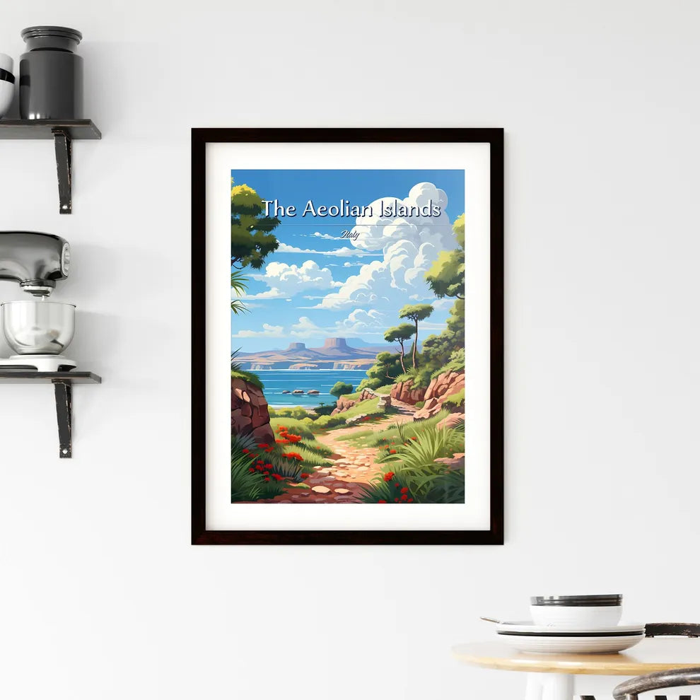 The Aeolian Islands Framed Print