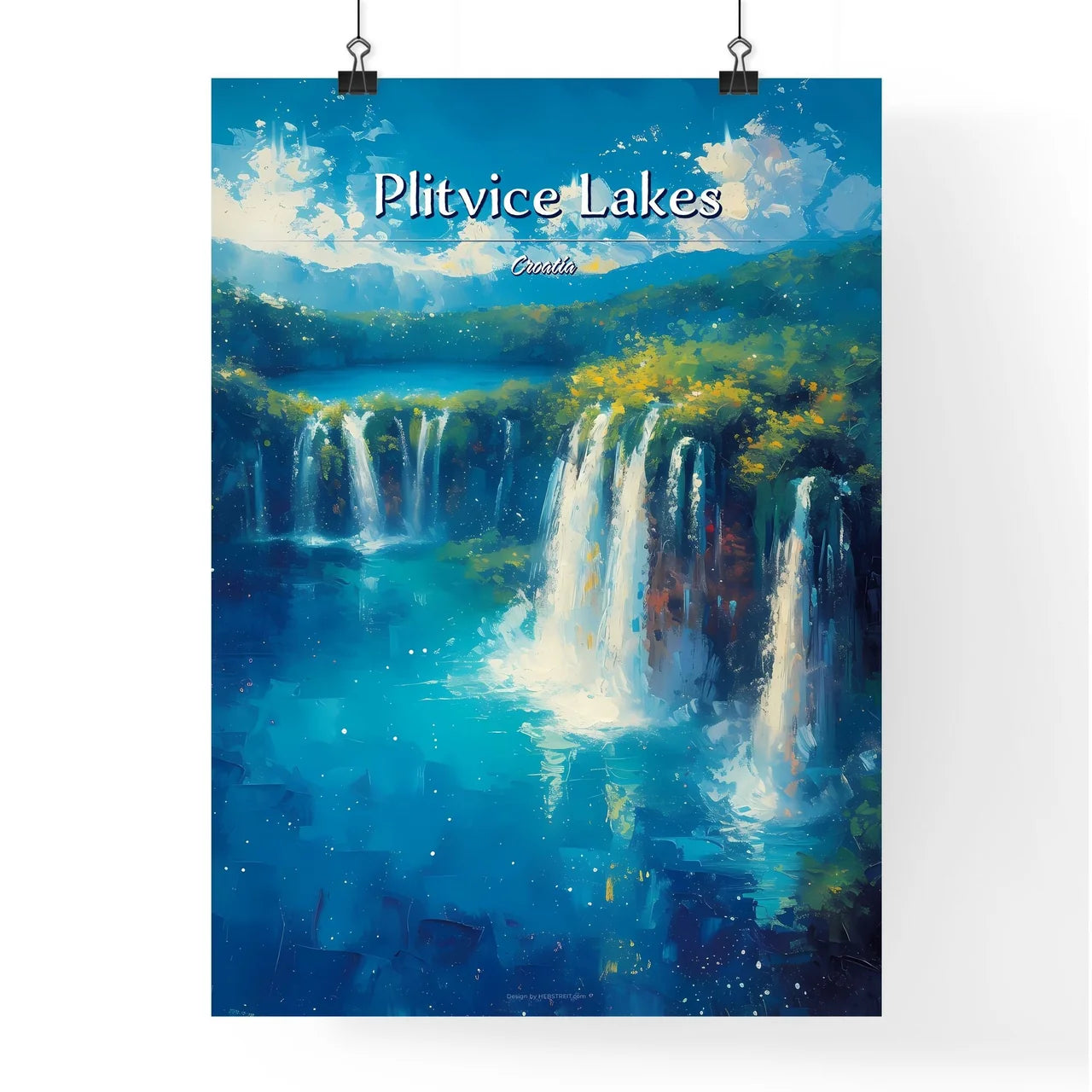Plitvice Lakes National Park Poster