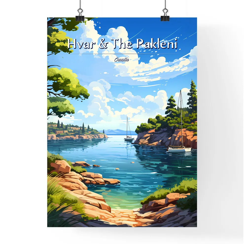 Hvar & The Pakleni Islands Poster