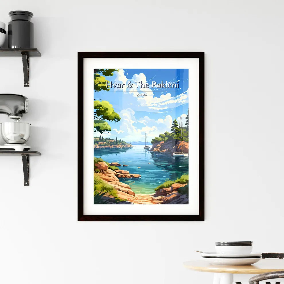 Hvar & The Pakleni Islands Framed Print