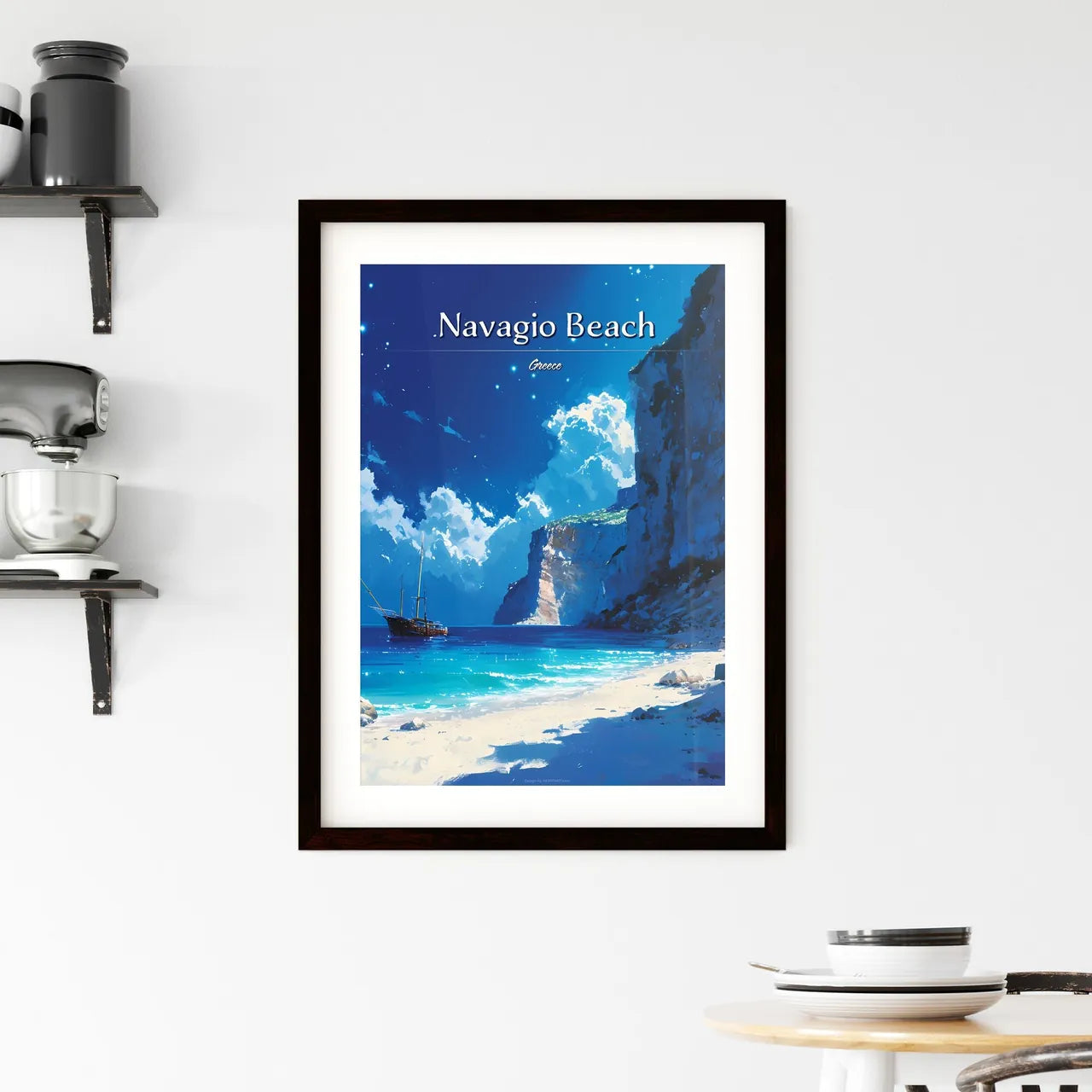 Navagio Beach Framed Print